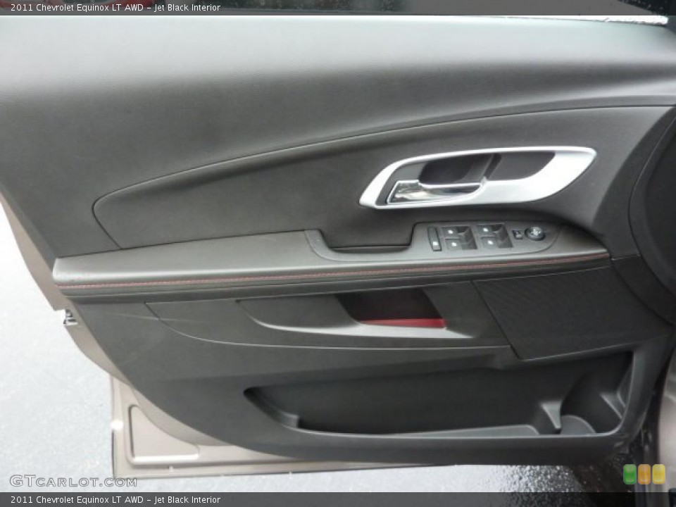 Jet Black Interior Door Panel for the 2011 Chevrolet Equinox LT AWD #39311661
