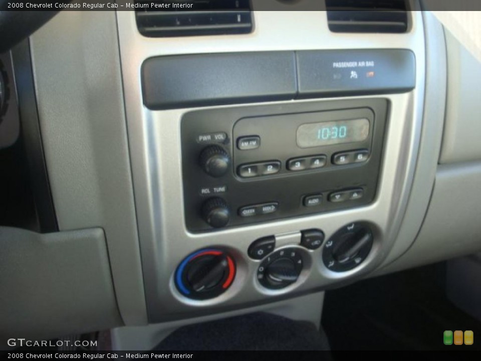 Medium Pewter Interior Controls for the 2008 Chevrolet Colorado Regular Cab #39311849