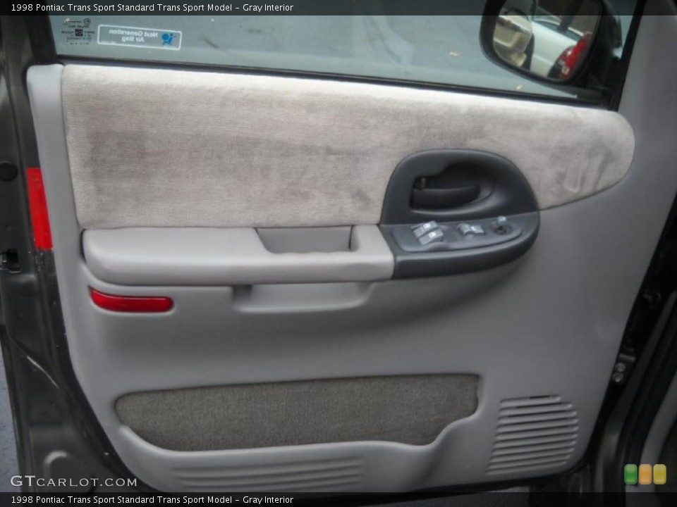 Gray Interior Door Panel for the 1998 Pontiac Trans Sport  #39313237