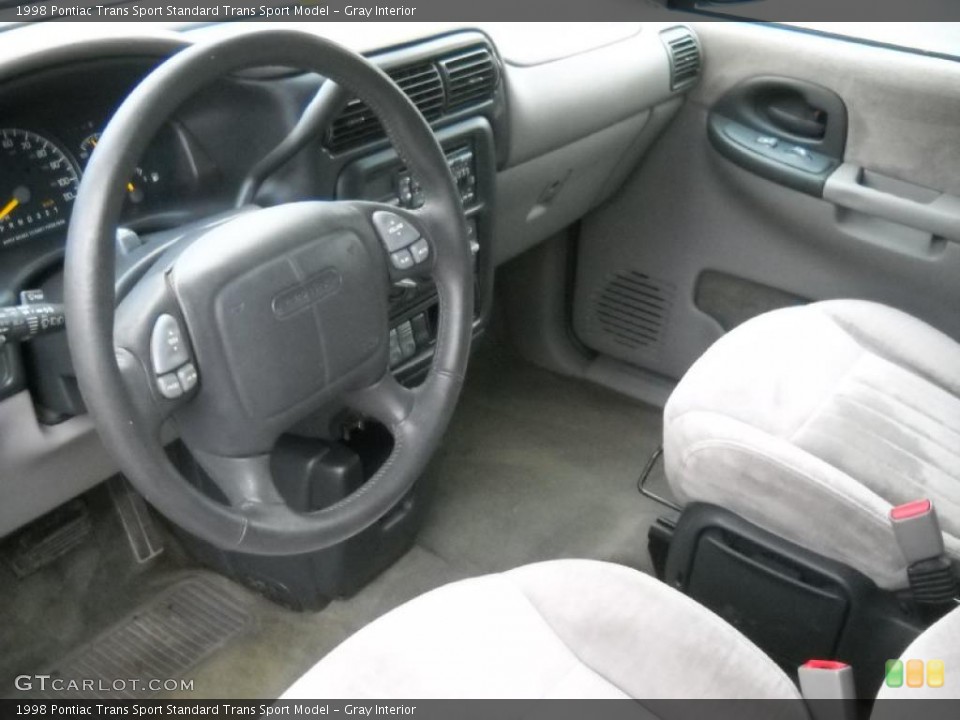 Gray Interior Prime Interior for the 1998 Pontiac Trans Sport  #39313249