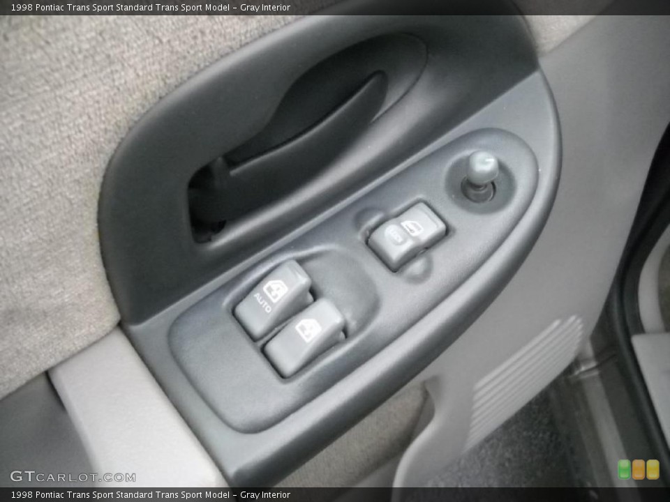 Gray Interior Controls for the 1998 Pontiac Trans Sport  #39313313