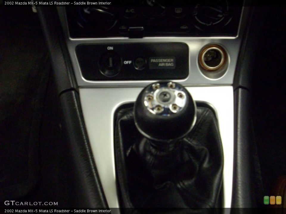 Saddle Brown Interior Transmission for the 2002 Mazda MX-5 Miata LS Roadster #39315601