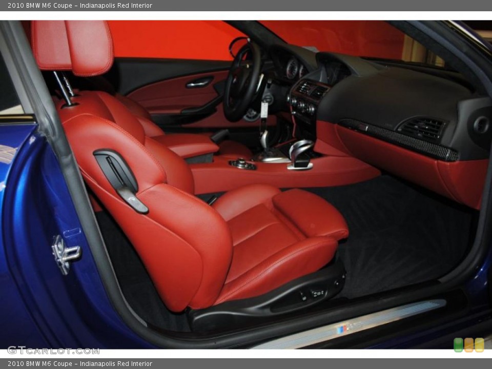 Indianapolis Red Interior Photo for the 2010 BMW M6 Coupe #39317097