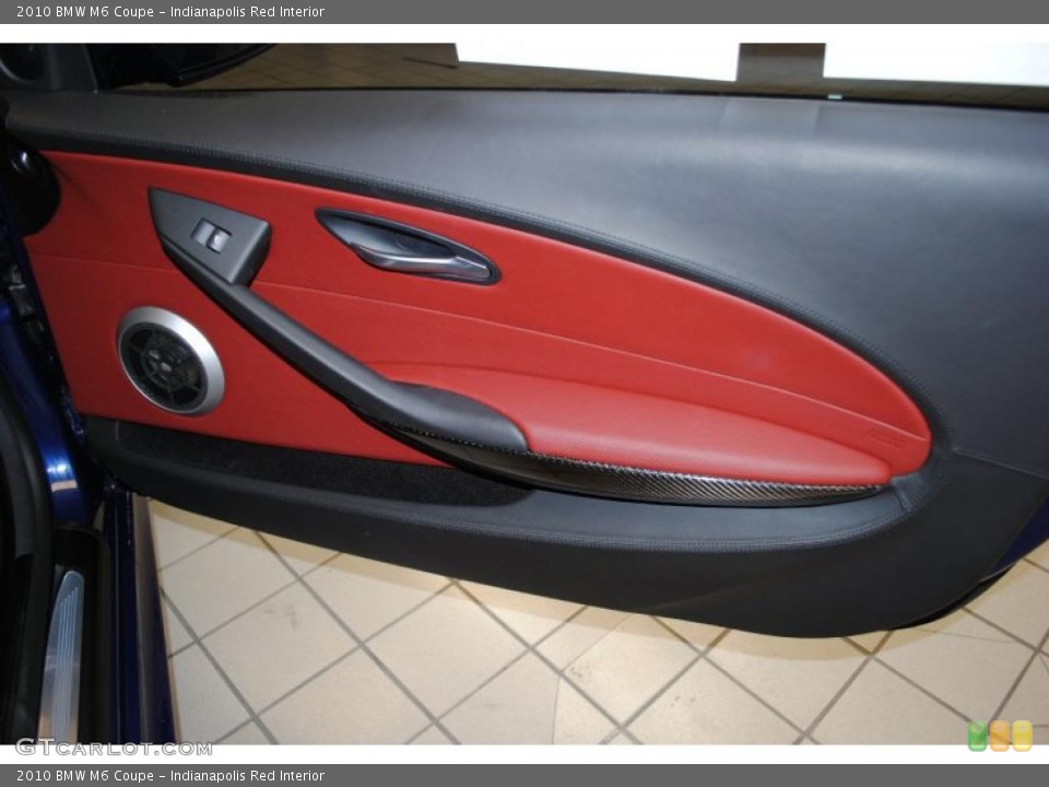 Indianapolis Red Interior Door Panel for the 2010 BMW M6 Coupe #39317121