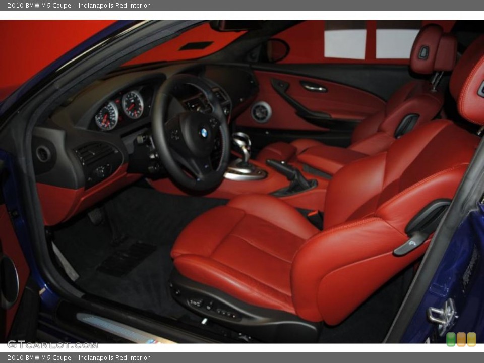 Indianapolis Red Interior Photo for the 2010 BMW M6 Coupe #39317225