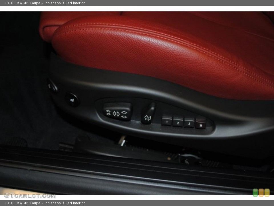 Indianapolis Red Interior Controls for the 2010 BMW M6 Coupe #39317261