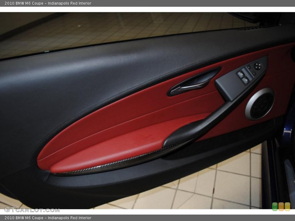 Indianapolis Red Interior Door Panel for the 2010 BMW M6 Coupe #39317269