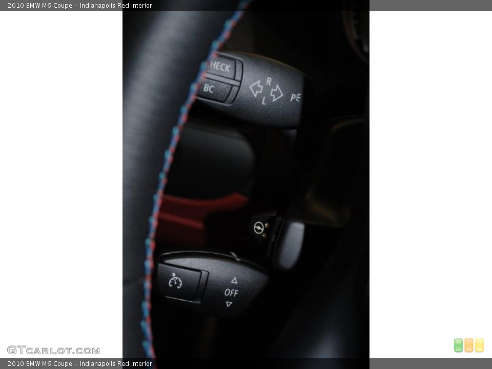 Indianapolis Red Interior Controls for the 2010 BMW M6 Coupe #39317441