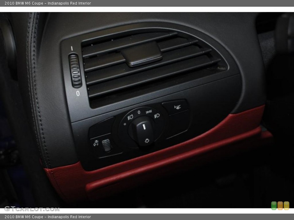 Indianapolis Red Interior Controls for the 2010 BMW M6 Coupe #39317453