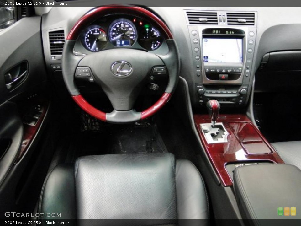 Black Interior Dashboard for the 2008 Lexus GS 350 #39317733