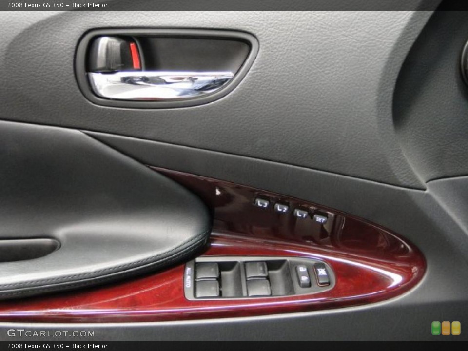 Black Interior Controls for the 2008 Lexus GS 350 #39317833