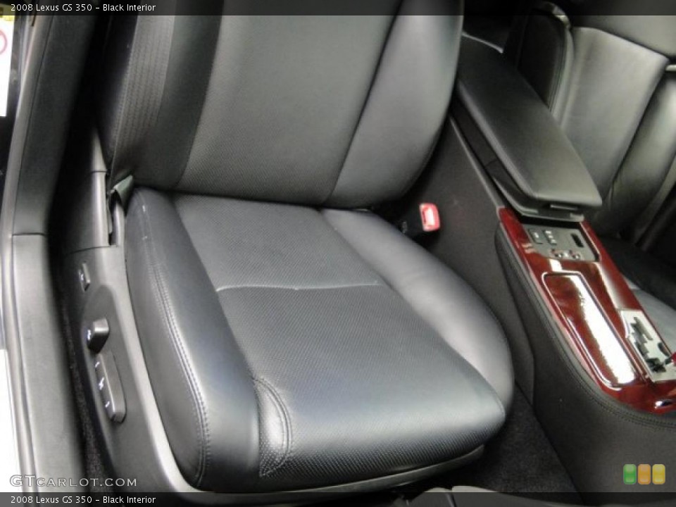 Black Interior Photo for the 2008 Lexus GS 350 #39317845