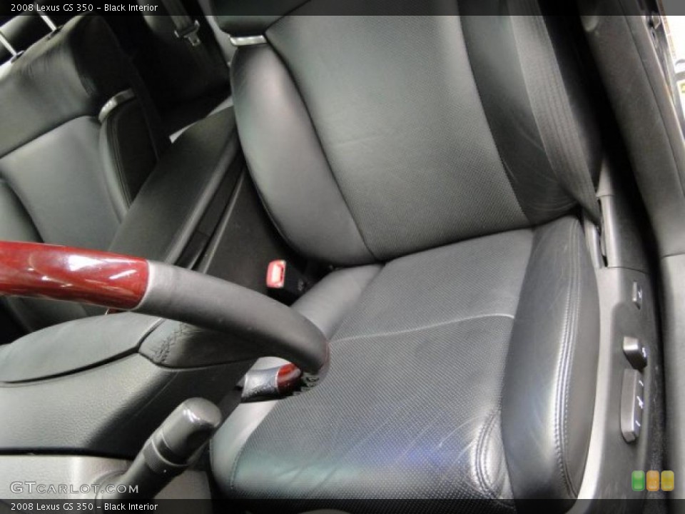 Black Interior Photo for the 2008 Lexus GS 350 #39317857