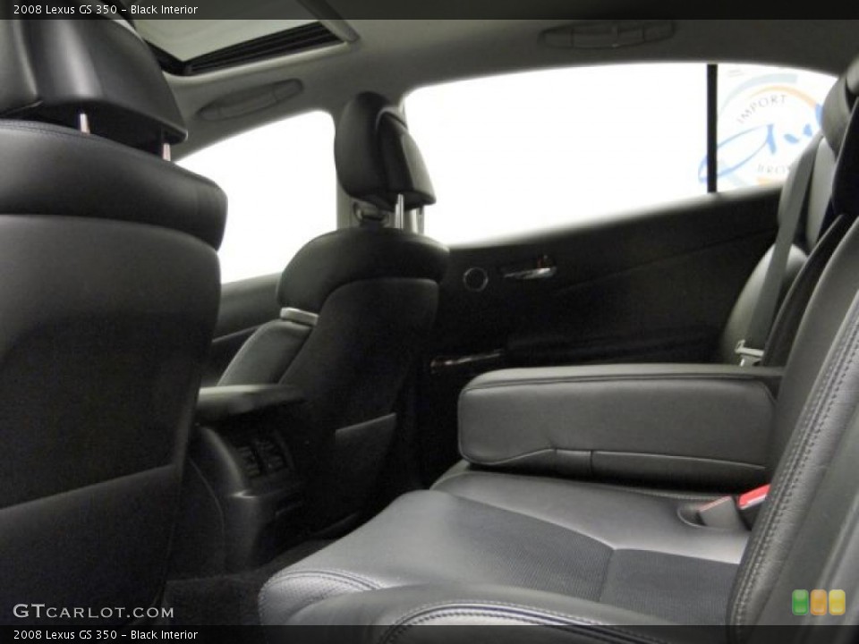 Black Interior Photo for the 2008 Lexus GS 350 #39317869