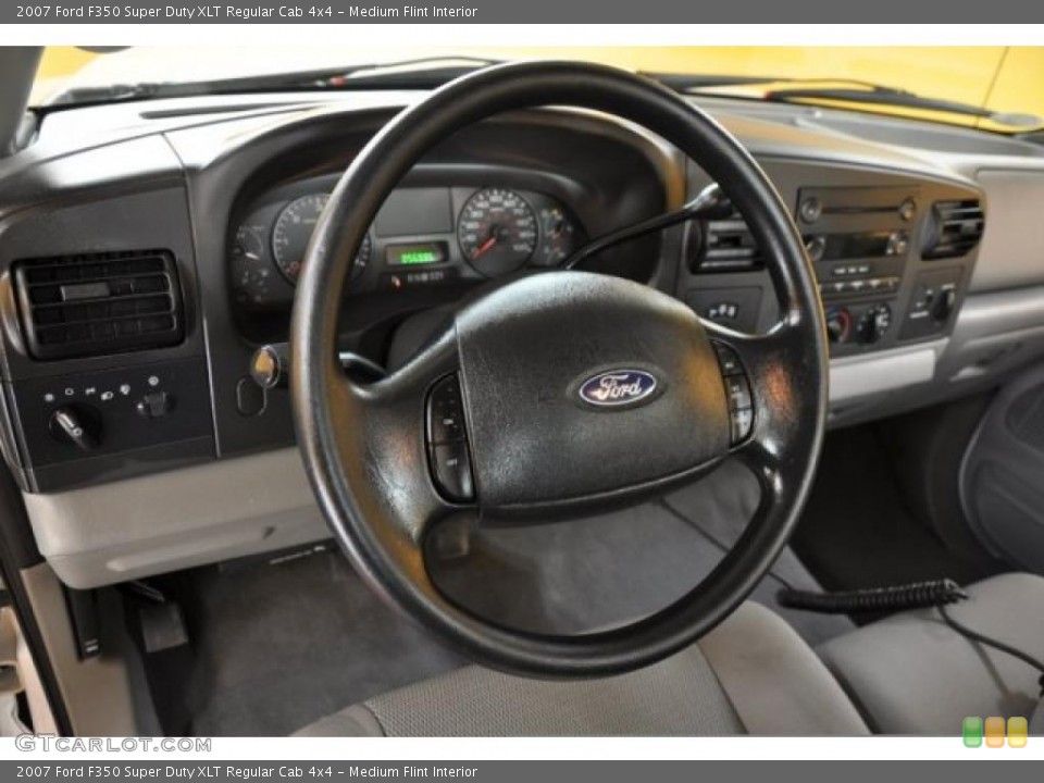 Medium Flint Interior Prime Interior for the 2007 Ford F350 Super Duty XLT Regular Cab 4x4 #39318957