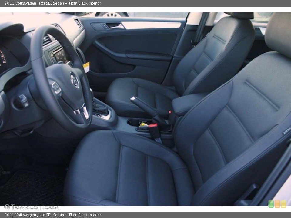 Titan Black Interior Photo for the 2011 Volkswagen Jetta SEL Sedan #39321297