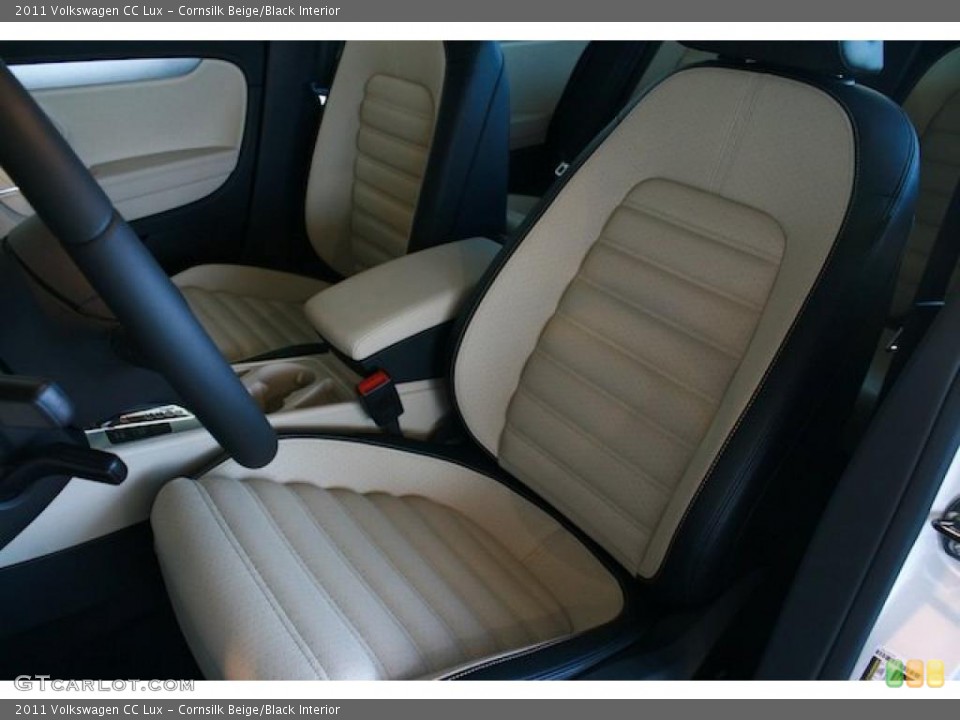 Cornsilk Beige/Black Interior Photo for the 2011 Volkswagen CC Lux #39322293