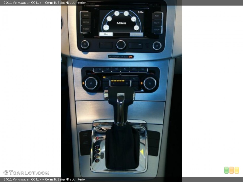 Cornsilk Beige/Black Interior Controls for the 2011 Volkswagen CC Lux #39322301