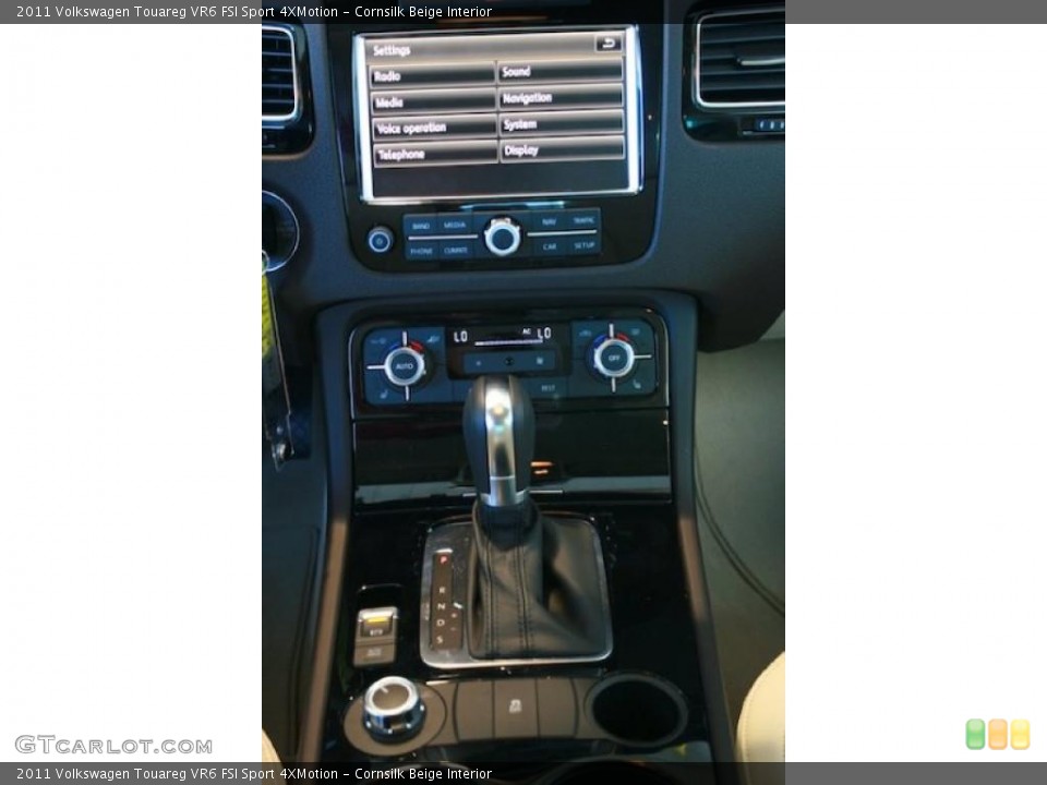 Cornsilk Beige Interior Transmission for the 2011 Volkswagen Touareg VR6 FSI Sport 4XMotion #39322805