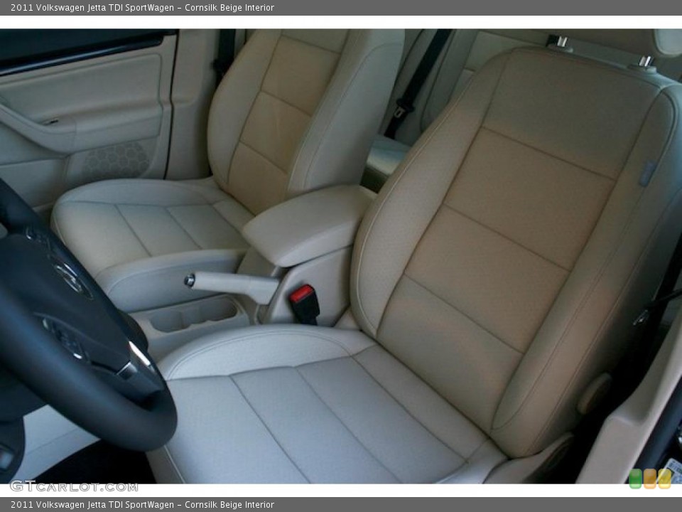 Cornsilk Beige Interior Photo for the 2011 Volkswagen Jetta TDI SportWagen #39323273