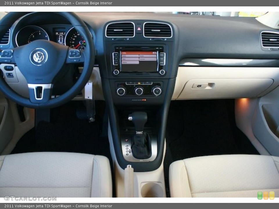 Cornsilk Beige Interior Prime Interior for the 2011 Volkswagen Jetta TDI SportWagen #39323369