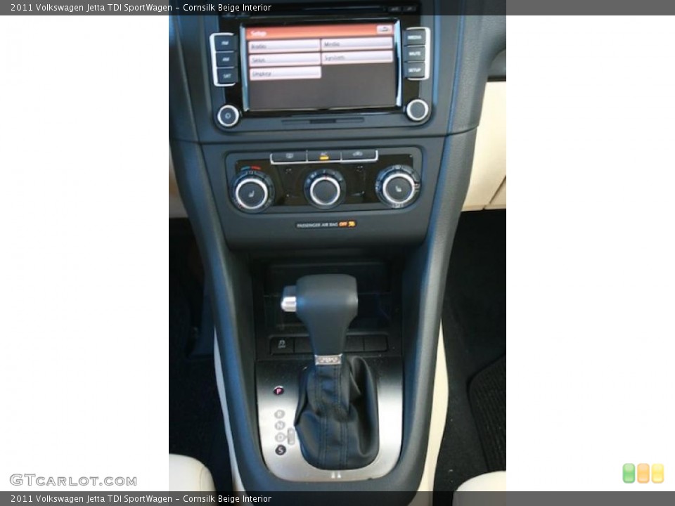 Cornsilk Beige Interior Controls for the 2011 Volkswagen Jetta TDI SportWagen #39323469