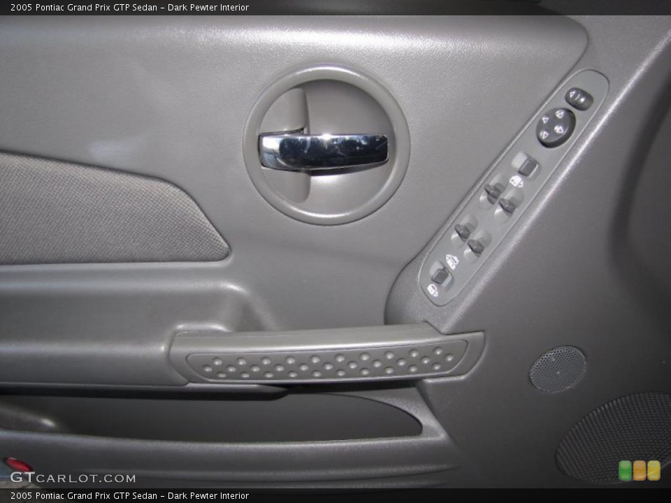Dark Pewter Interior Controls for the 2005 Pontiac Grand Prix GTP Sedan #39323617