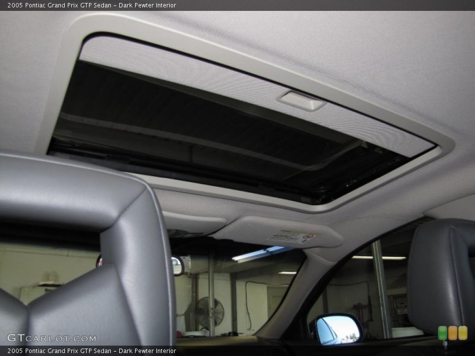 Dark Pewter Interior Sunroof for the 2005 Pontiac Grand Prix GTP Sedan #39323637