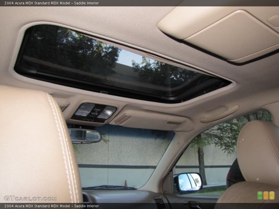 Saddle Interior Sunroof for the 2004 Acura MDX  #39323877