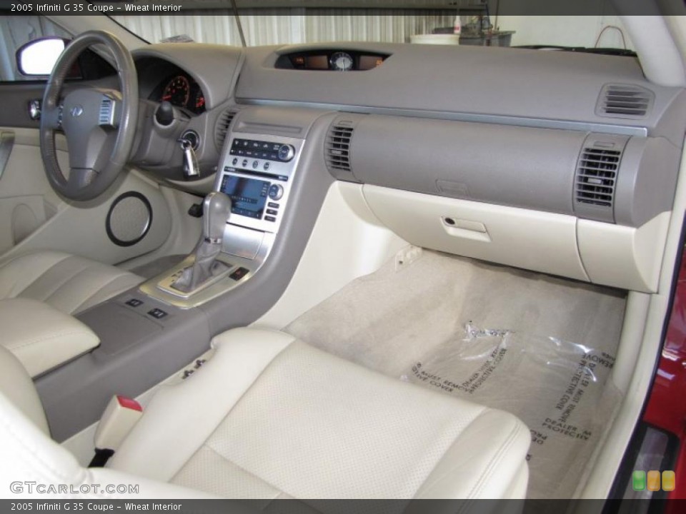 Wheat Interior Dashboard for the 2005 Infiniti G 35 Coupe #39323941