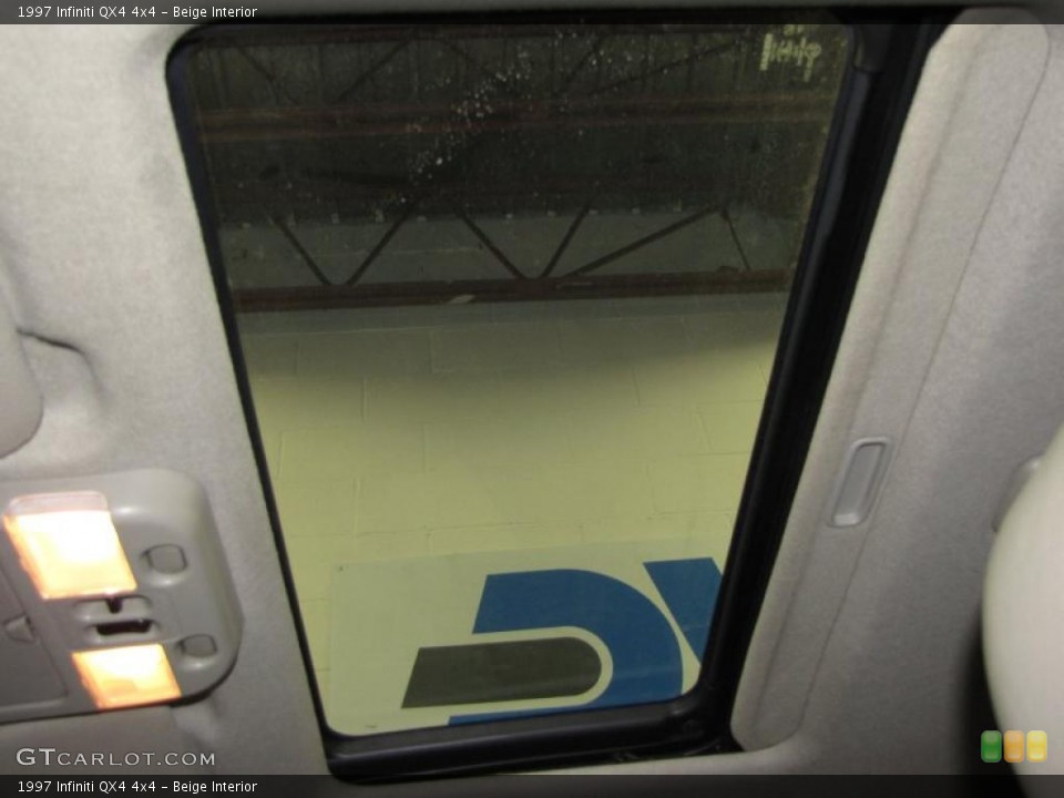 Beige Interior Sunroof for the 1997 Infiniti QX4 4x4 #39324733