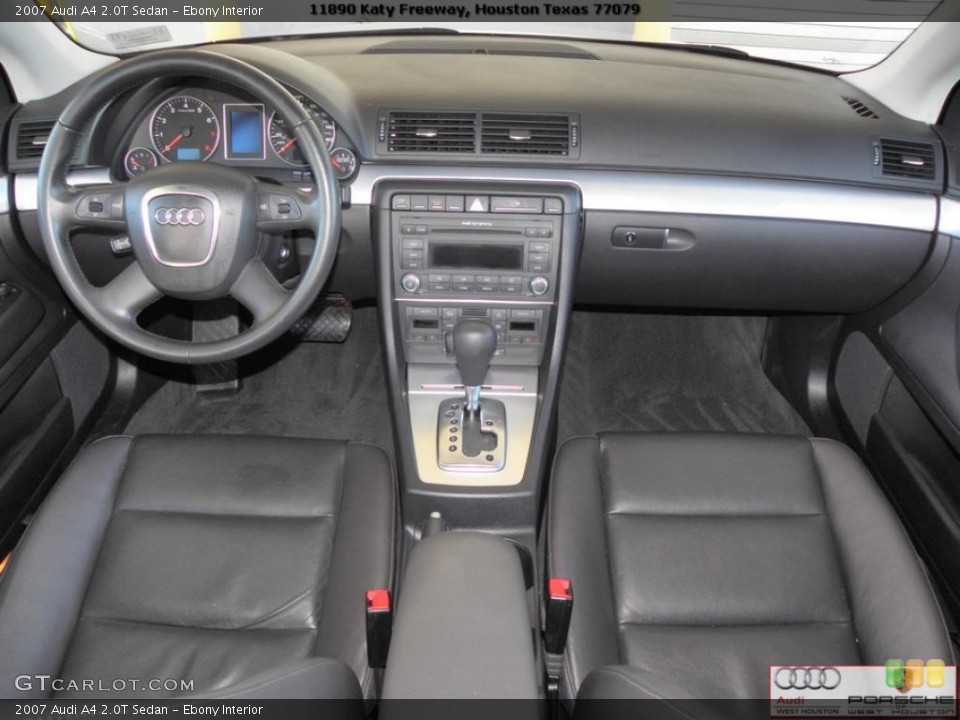 Ebony Interior Prime Interior for the 2007 Audi A4 2.0T Sedan #39327244