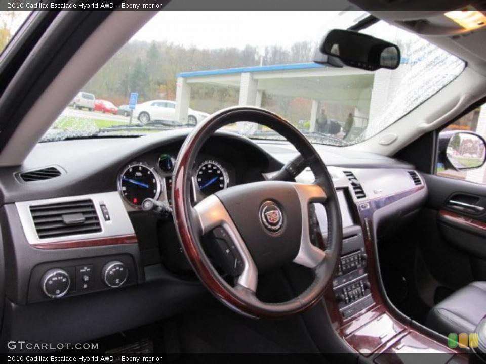 Ebony Interior Dashboard for the 2010 Cadillac Escalade Hybrid AWD #39327280