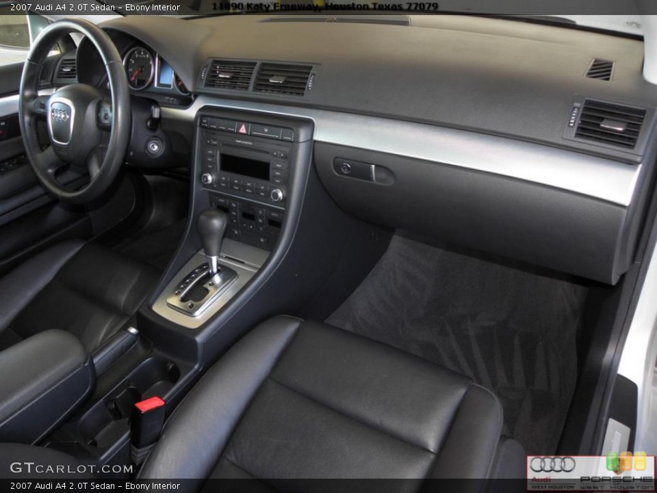 Ebony Interior Dashboard for the 2007 Audi A4 2.0T Sedan #39327412