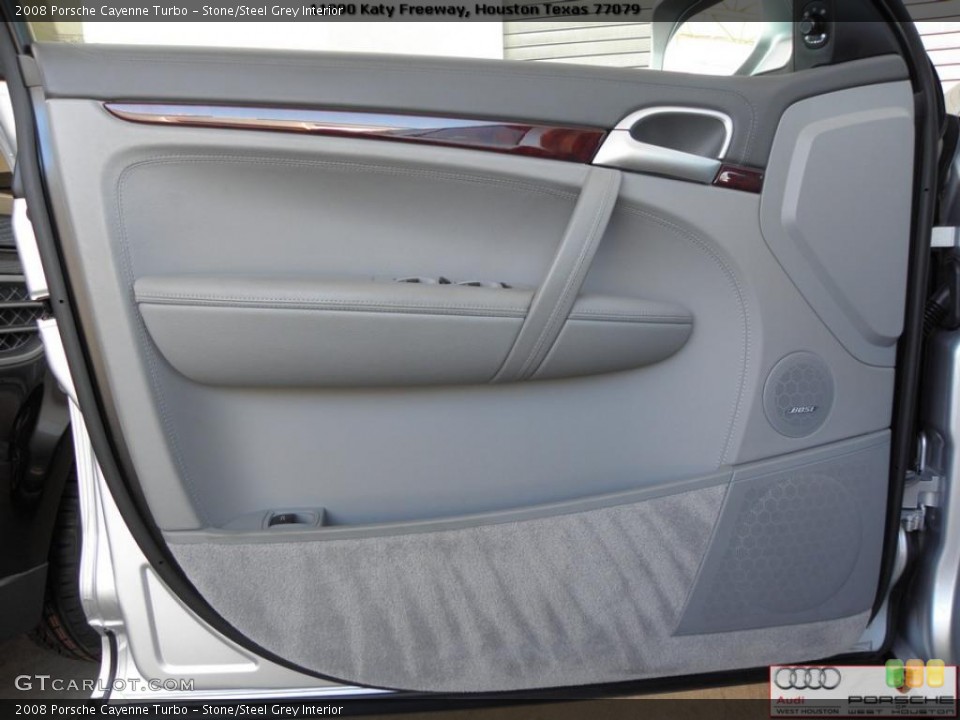 Stone/Steel Grey Interior Door Panel for the 2008 Porsche Cayenne Turbo #39328044