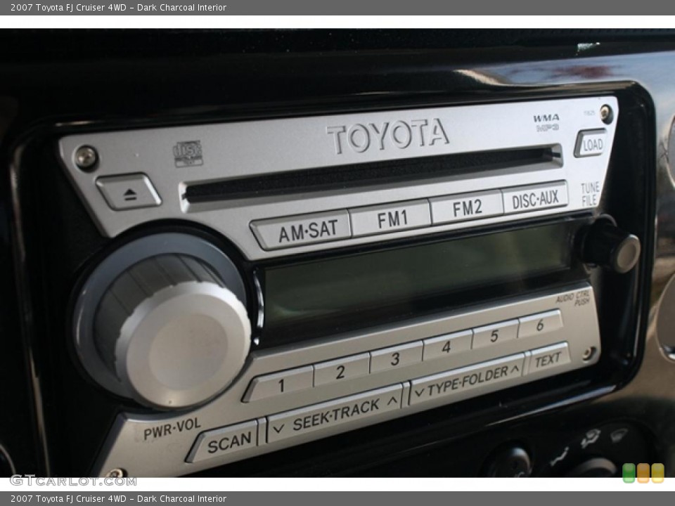 Dark Charcoal Interior Controls for the 2007 Toyota FJ Cruiser 4WD #39329716