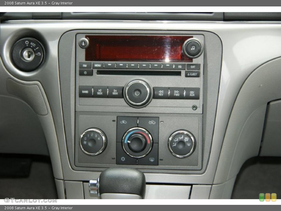 Gray Interior Controls for the 2008 Saturn Aura XE 3.5 #39330052