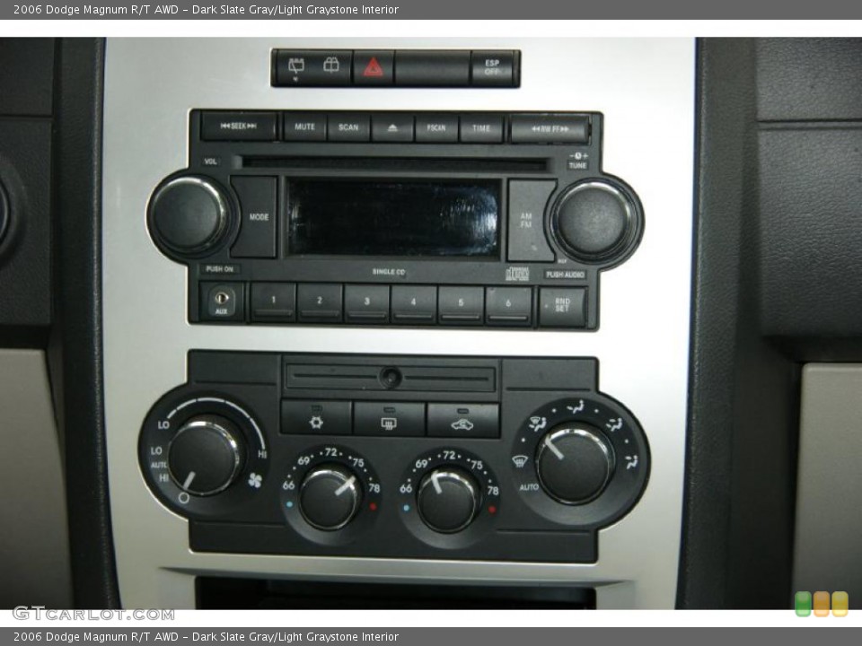 Dark Slate Gray/Light Graystone Interior Controls for the 2006 Dodge Magnum R/T AWD #39330420