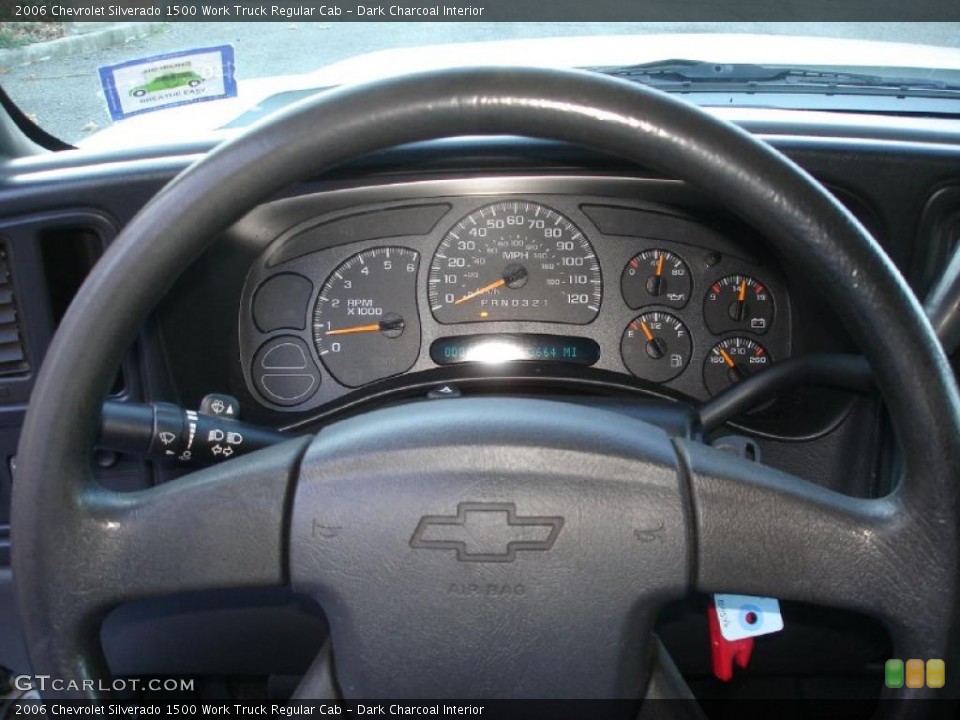 Dark Charcoal Interior Gauges for the 2006 Chevrolet Silverado 1500 Work Truck Regular Cab #39332192