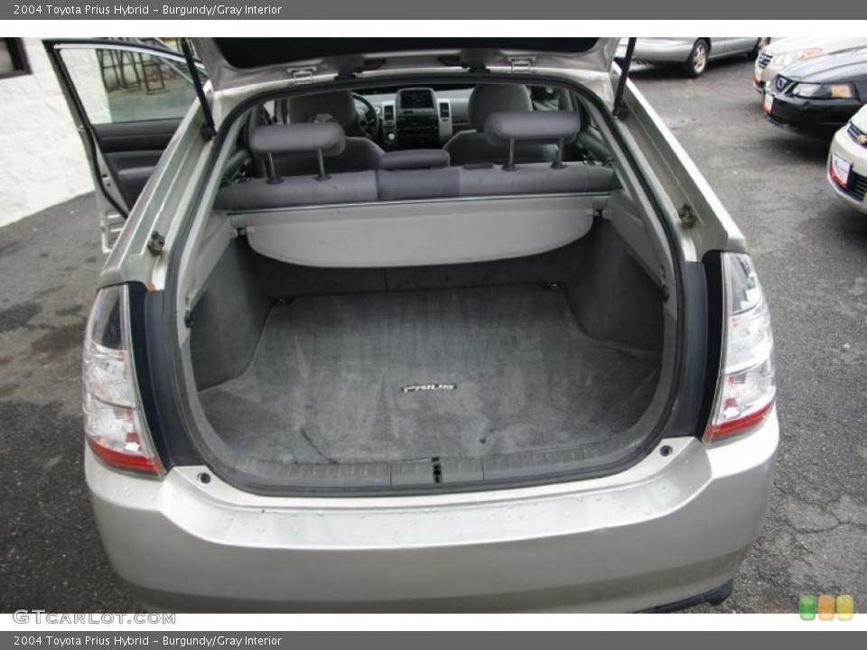 Burgundy/Gray Interior Trunk for the 2004 Toyota Prius Hybrid #39332336