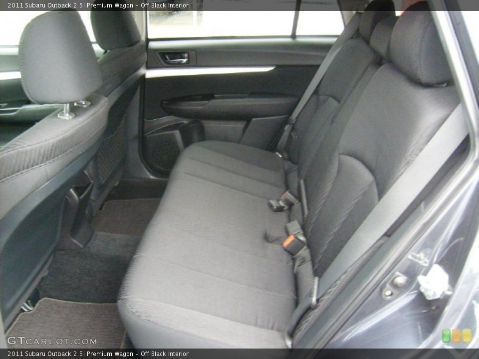 Off Black Interior Photo for the 2011 Subaru Outback 2.5i Premium Wagon #39332844
