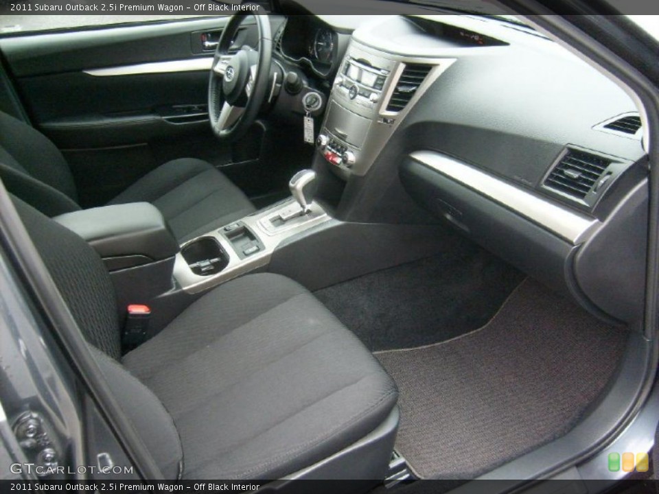 Off Black Interior Photo for the 2011 Subaru Outback 2.5i Premium Wagon #39332876