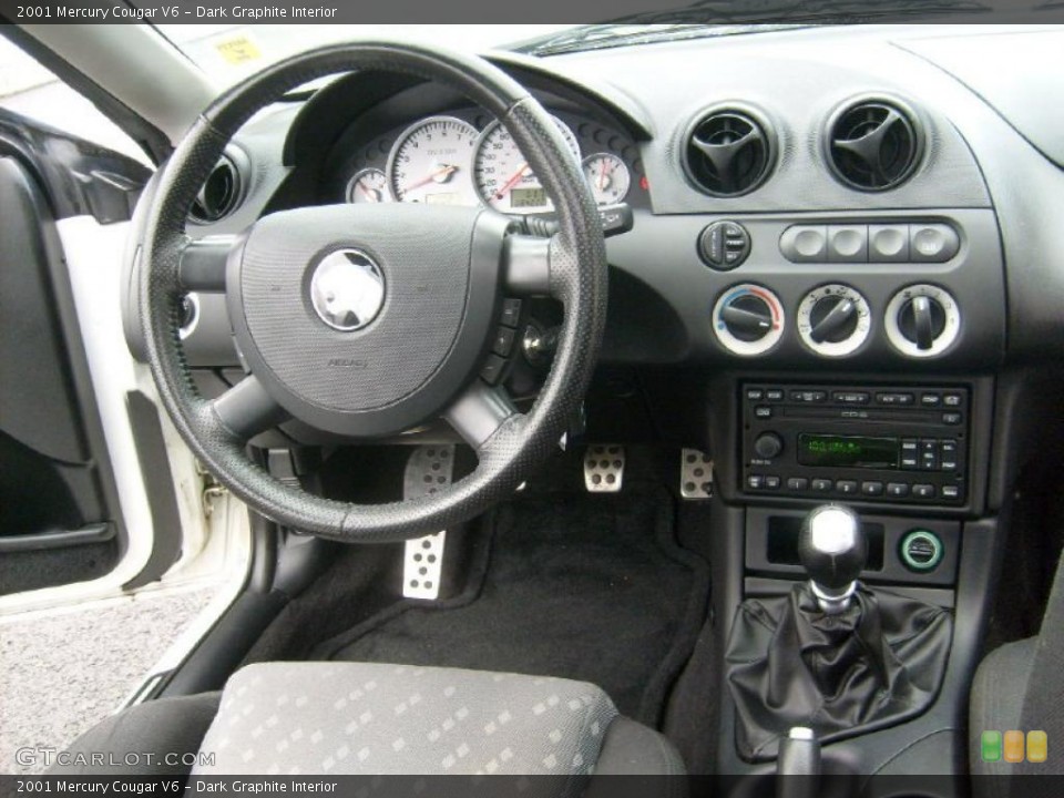 Dark Graphite Interior Dashboard for the 2001 Mercury Cougar V6 #39333324