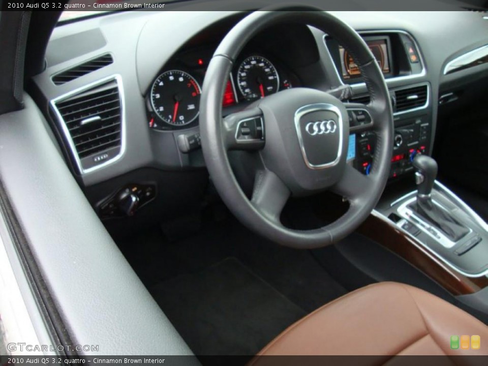 Cinnamon Brown Interior Steering Wheel for the 2010 Audi Q5 3.2 quattro #39333648