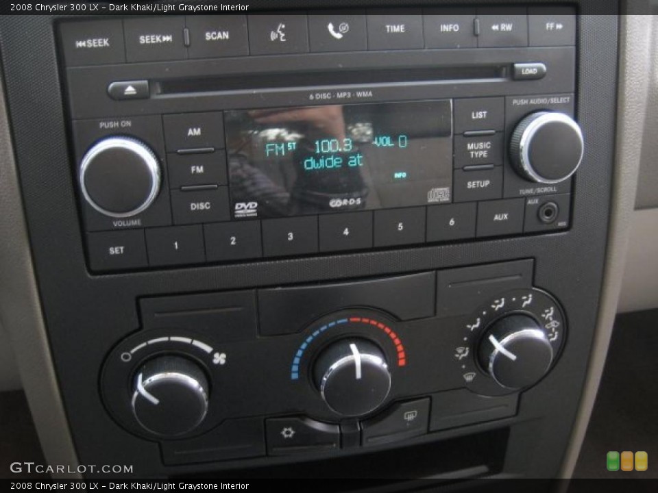 Dark Khaki/Light Graystone Interior Controls for the 2008 Chrysler 300 LX #39334132