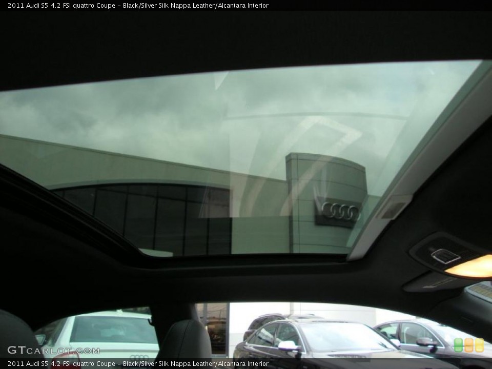 Black/Silver Silk Nappa Leather/Alcantara Interior Sunroof for the 2011 Audi S5 4.2 FSI quattro Coupe #39335364