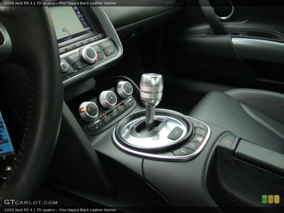 Fine Nappa Black Leather Interior Transmission for the 2009 Audi R8 4.2 FSI quattro #39336092