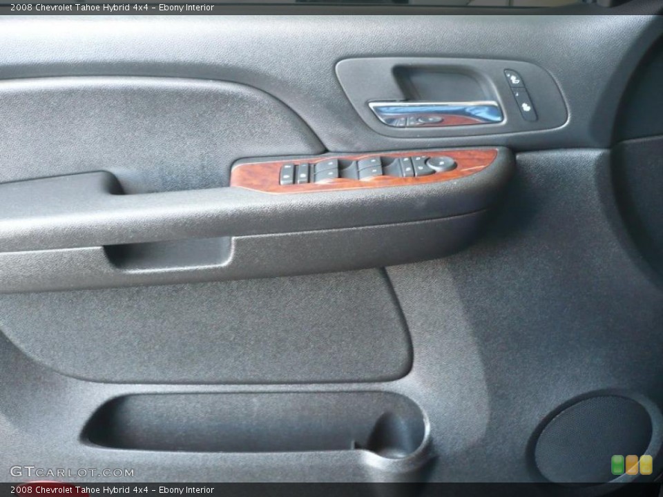 Ebony Interior Door Panel for the 2008 Chevrolet Tahoe Hybrid 4x4 #39339548