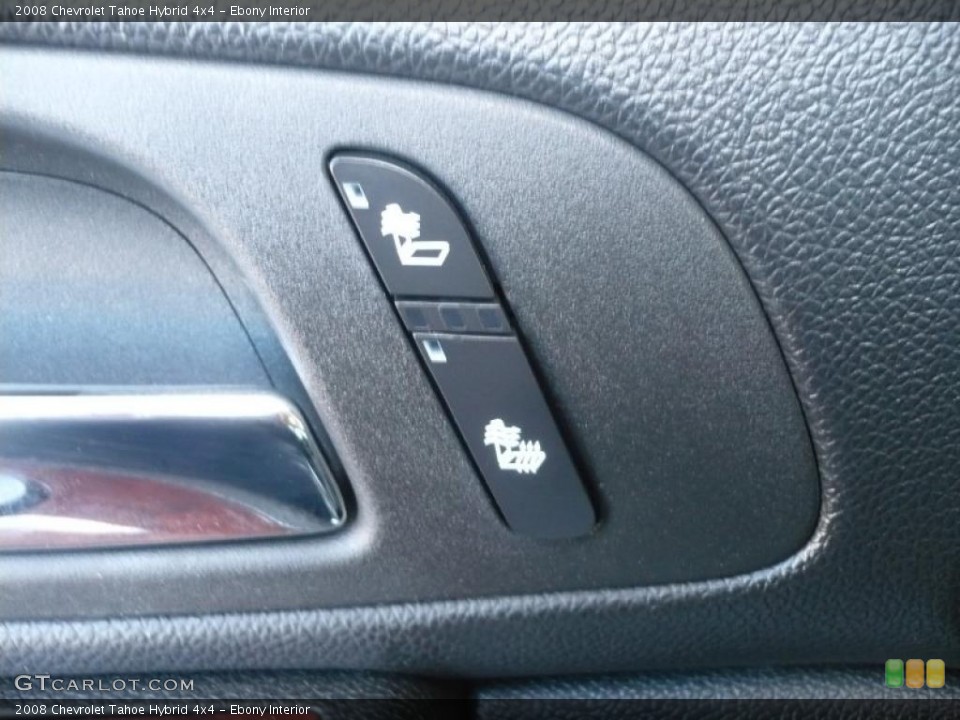 Ebony Interior Controls for the 2008 Chevrolet Tahoe Hybrid 4x4 #39339580