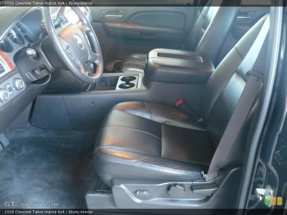Ebony Interior Photo for the 2008 Chevrolet Tahoe Hybrid 4x4 #39339592